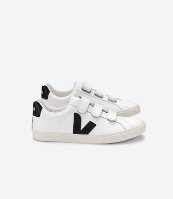 Adults Outlet Veja 3-lock δερματινα ασπρα μαυρα | XGRGW58240