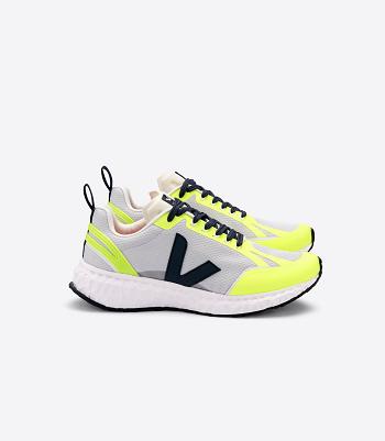 Adults Outlet Veja Condor Mesh Light Jaune Fluo ανοιχτο γκρι | GRJVR85651