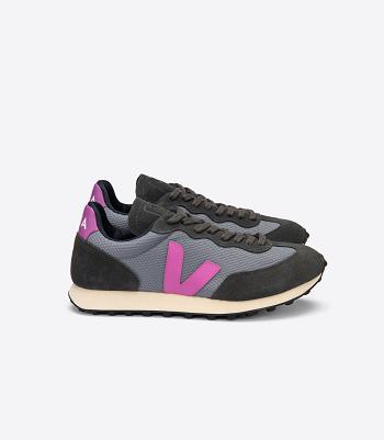 Adults Outlet Veja Rio Branco Alveomesh Concrete Ultraviolet μαυρα | GREGJ88380