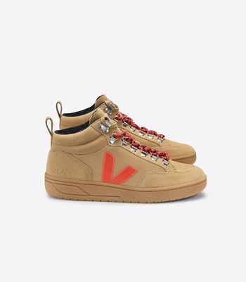 Adults Outlet Veja Roraima σουετ Desert Gum Sole πορτοκαλι | DGRKV71518