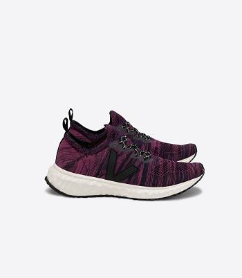 Adults Outlet Veja Thunderbird V-knit Mix Ultraviolet μαυρα | SGRNY74029