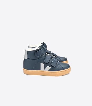 Kids Outlet Veja Esplar Mid Fured δερματινα Nautico Oxford γκρι | BGRSD89836