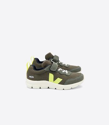 Kids Outlet Veja Gorilla B-mesh Jaune Fluo Ελιά | GRNEJ80140