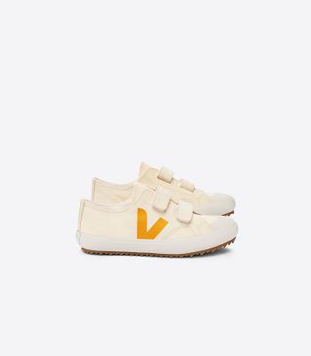 Kids Vegan Veja Ollie καμβα Bonpoint Butter Μπεζ | GRIIZ27653