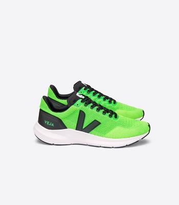 Marlin γυναικεια Veja V-knit Vert Fluo μαυρα | AGRDF31578