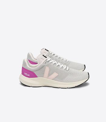 παπουτσια για τρεξιμο σε δρομο Sneakers Veja Marlin Lt V-knit Polar Petale γκρι | AGRDF48591