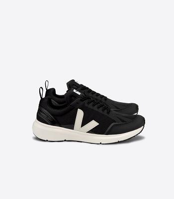 παπουτσια για τρεξιμο σε δρομο Sneakers Veja Condor 2 Alveomesh Pierre μαυρα | GRJBT99943