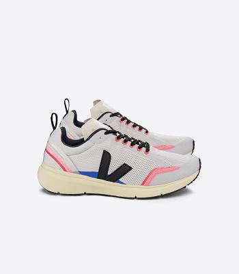 παπουτσια για τρεξιμο σε δρομο Sneakers Veja Condor 2 Alveomesh γκρι μαυρα | LGRSX19150